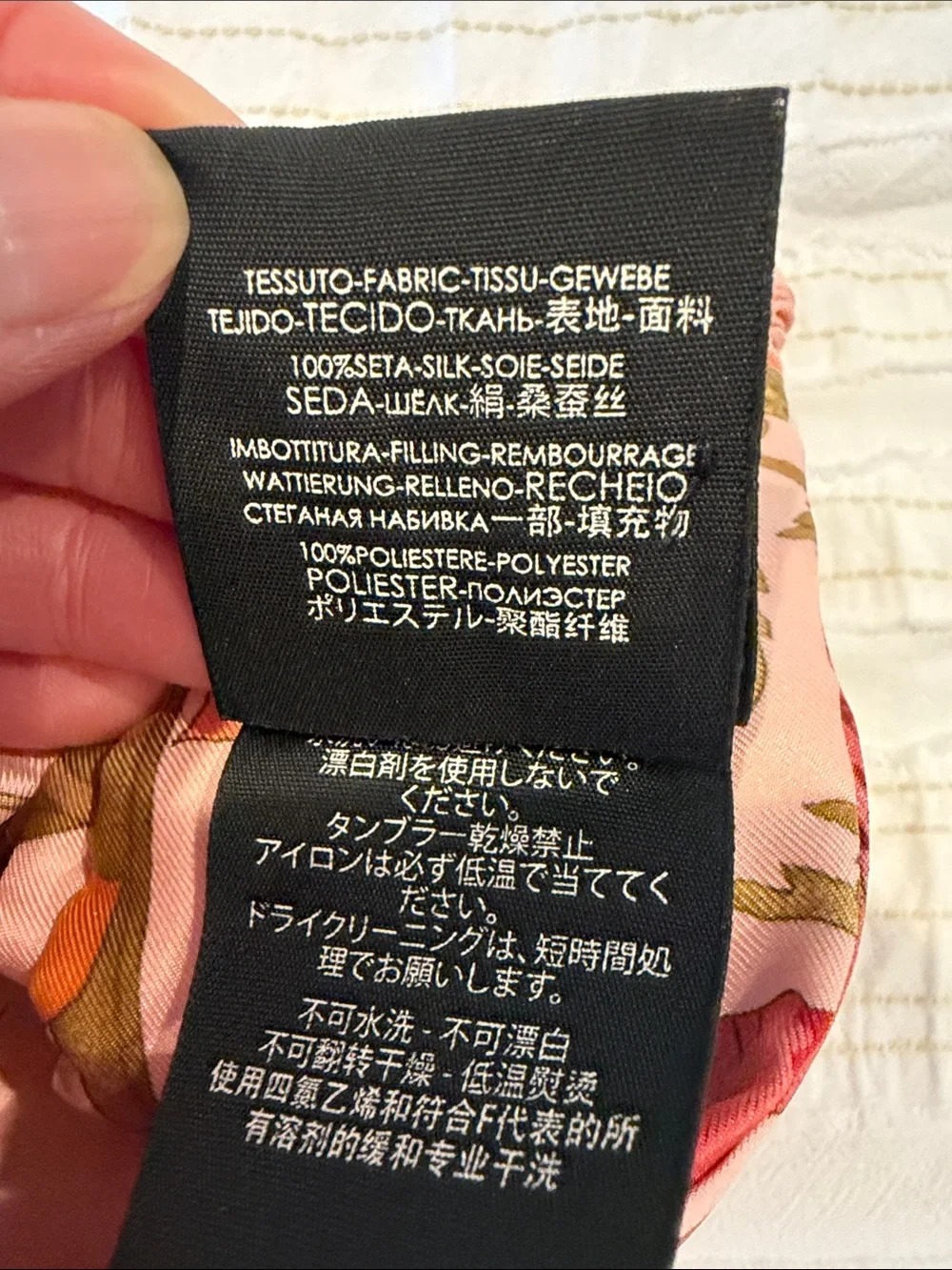Gucci designer silk